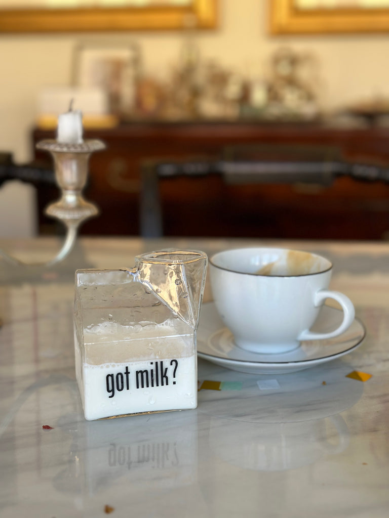 Got Milk? glass carton