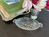 Vintage Cut Crystal Trinket Dish