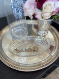 Vintage Cut Crystal Trinket Dish