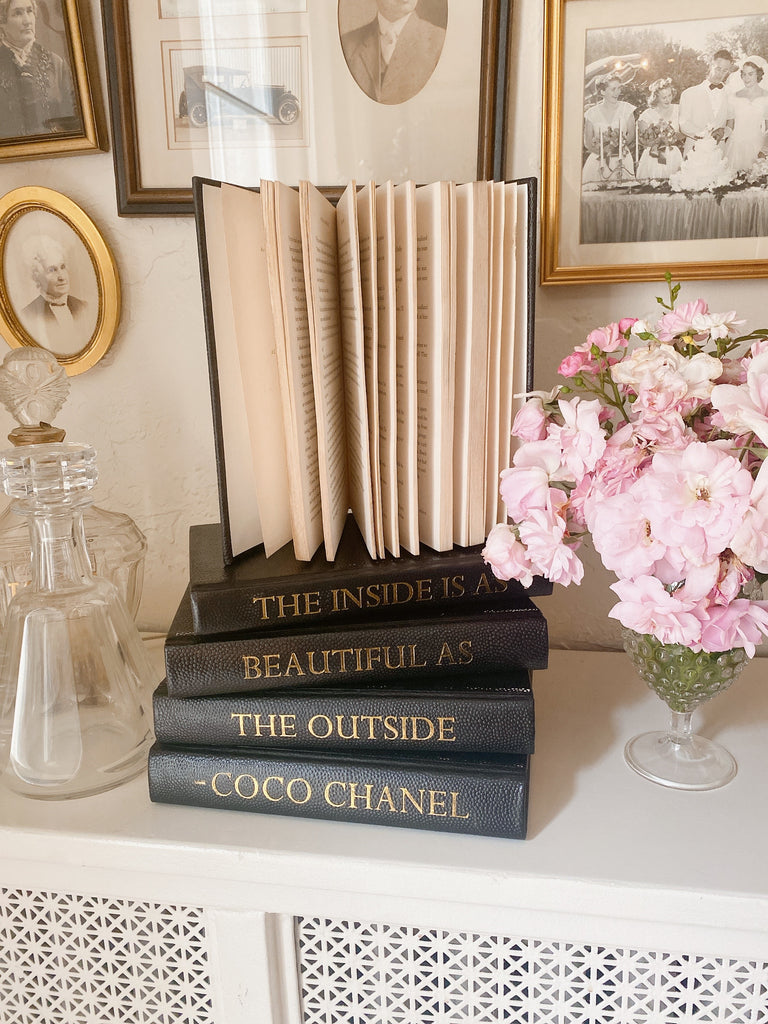 E Lawrence Quotation Series: Coco Chanel Beauty Begins The Moment 5  Volume Stack