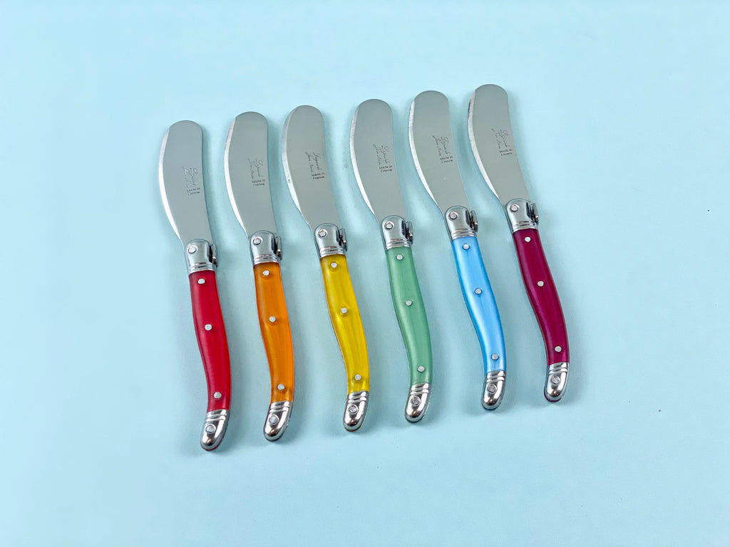 Laguiole Flash Color Soft Cheese Knife